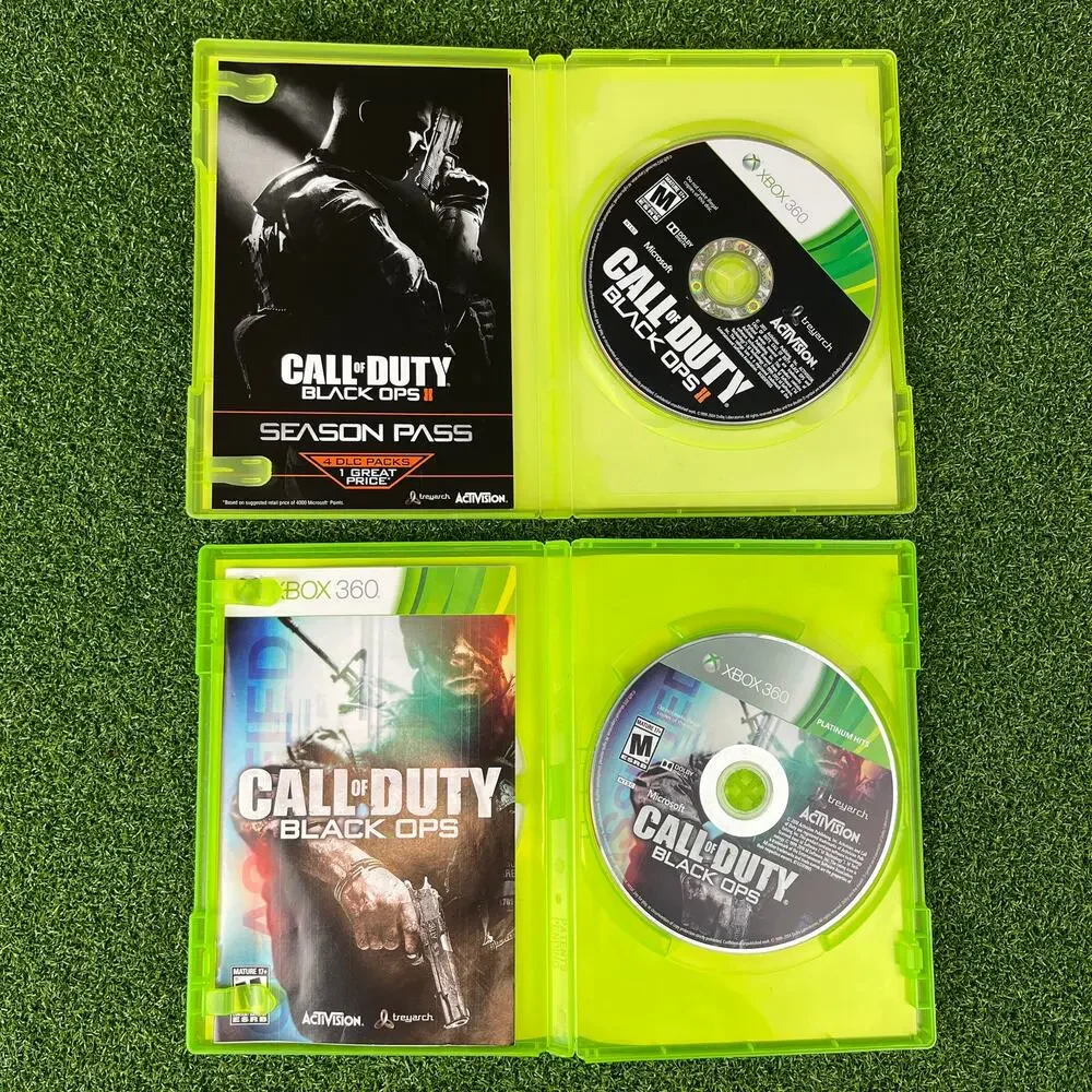 Call of Duty: Black Ops and Call of Duty Black Ops II Microsoft Xbox 360